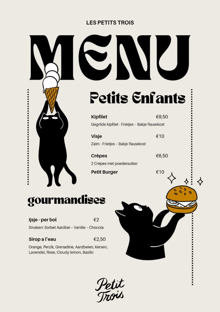 Menu enfant